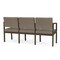 Lesro Lenox 3 Seat Tandem Seating W/ No Center Arms, 64.5 in W 24.5 in L 32 in H LS3101 - alternate 2